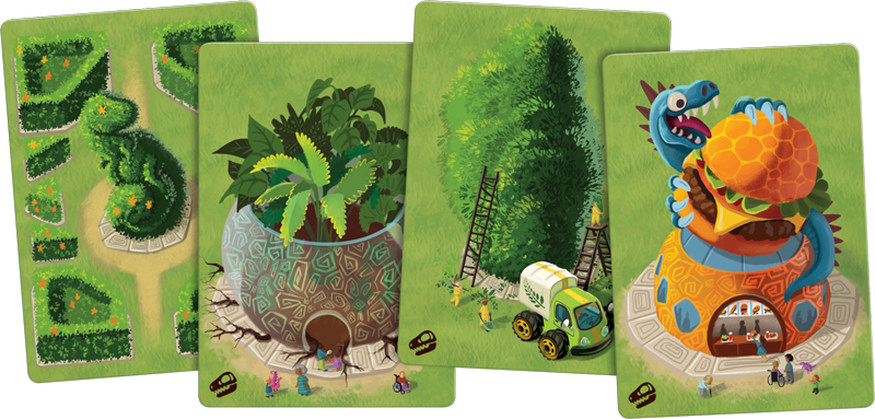 Some of the newest cards for your neighborhood Jurassic Park.